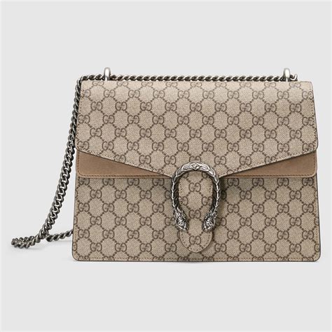 beige dionysus gg supreme shoulder bag gucci|dionysus gg small rectangular bag.